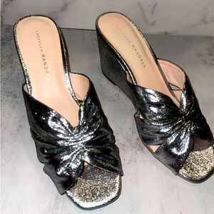 LOEFFLER RANDALL Sonya Cinched Wedge Size 7  Brand New